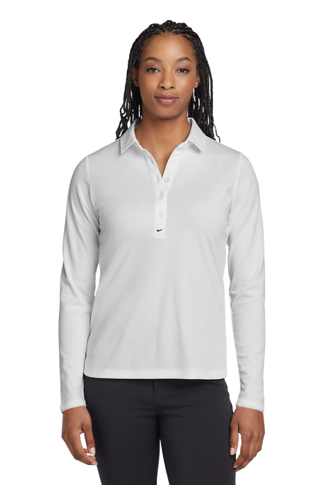 545322 Nike Ladies Long Sleeve Dri-FIT Stretch Tech Polo