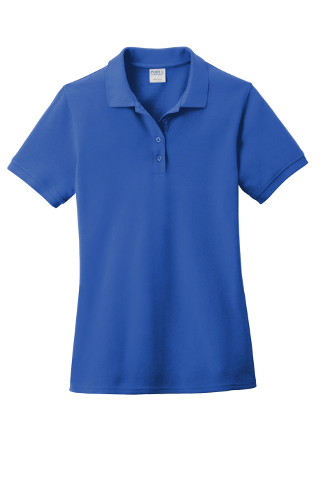 LKP1500 Port & Company® Ladies Ring Spun Pique Polo