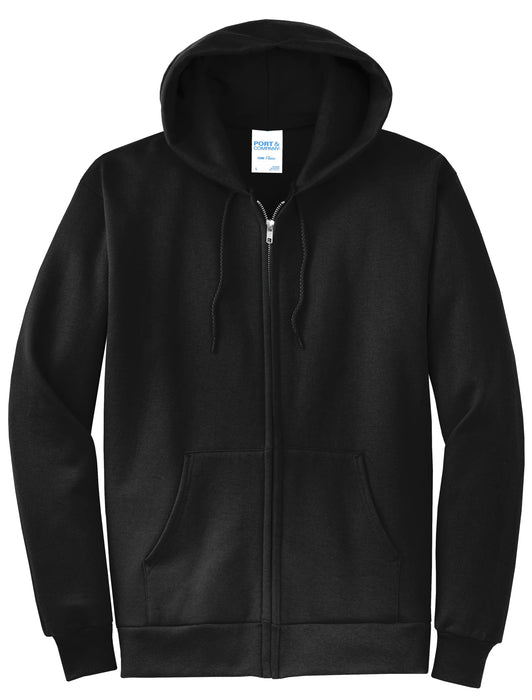PC78ZH Port & Company® - Core Fleece Full-Zip Hooded Sweatshirt