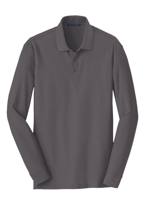 K100LS Port Authority® Long Sleeve Core Classic Pique Polo