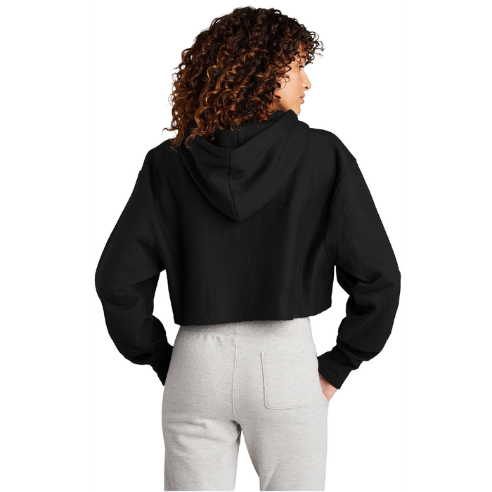 Champion women's reverse weave 2025 cropped cut off hood