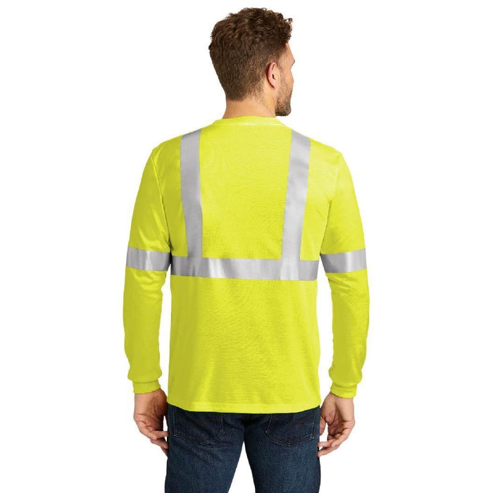 CS401LS CornerStone® ANSI 107 Class 2 Long Sleeve Safety T-Shirt