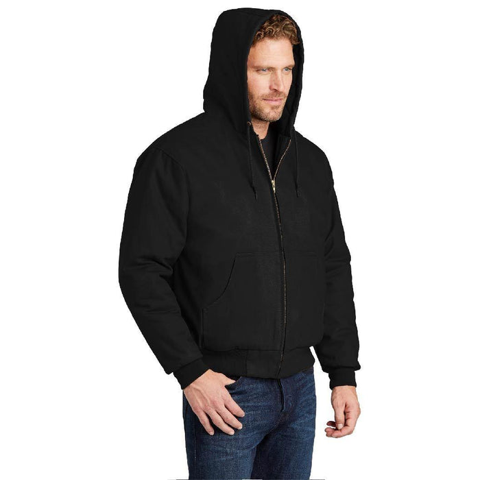 TLJ763H CornerStone® Tall Duck Cloth Hooded Work Jacket
