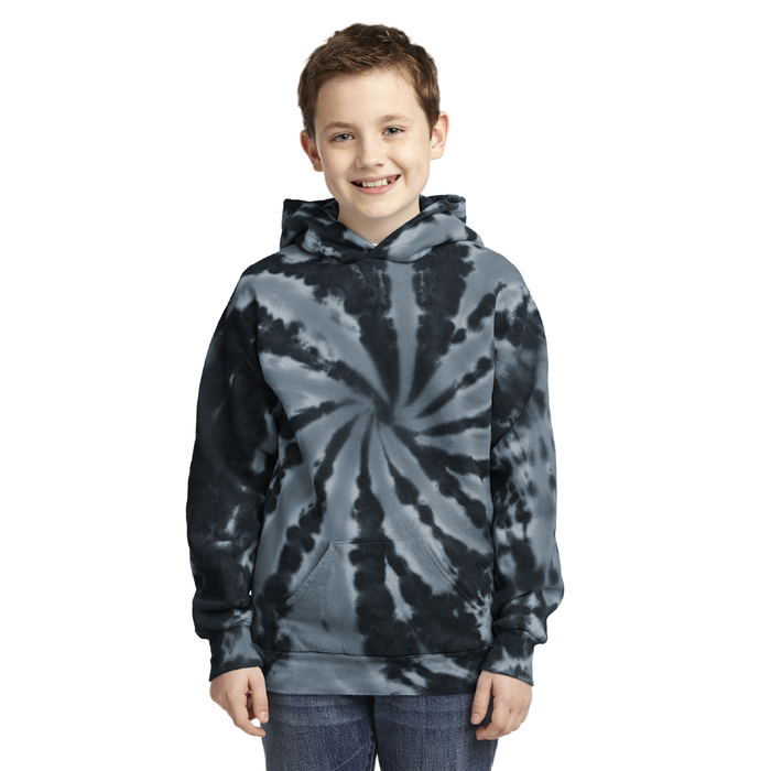 PC146Y Port & Company® Youth Tie-Dye Pullover Hooded Sweatshirt