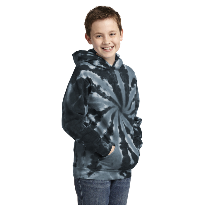 PC146Y Port & Company® Youth Tie-Dye Pullover Hooded Sweatshirt