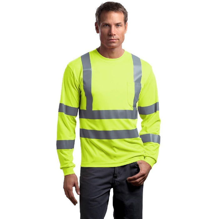 CS409 CornerStone® - ANSI 107 Class 3 Long Sleeve Snag-Resistant Reflective T-Shirt