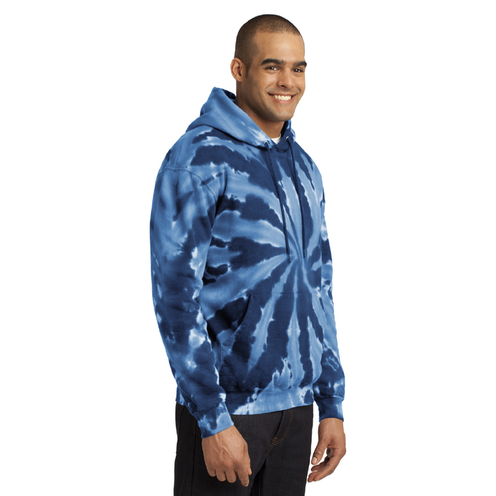 PC146 Port & Company® Tie-Dye Pullover Hooded Sweatshirt