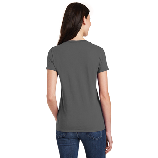 5V00L Gildan® Ladies Heavy Cotton™ 100% Cotton V-Neck T-Shirt