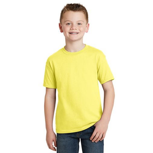5370 Hanes® - Youth EcoSmart® 50/50 Cotton/Poly T-Shirt