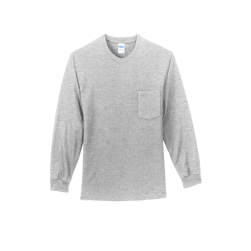 PC61LSP Port & Company® - Long Sleeve Essential Pocket Tee