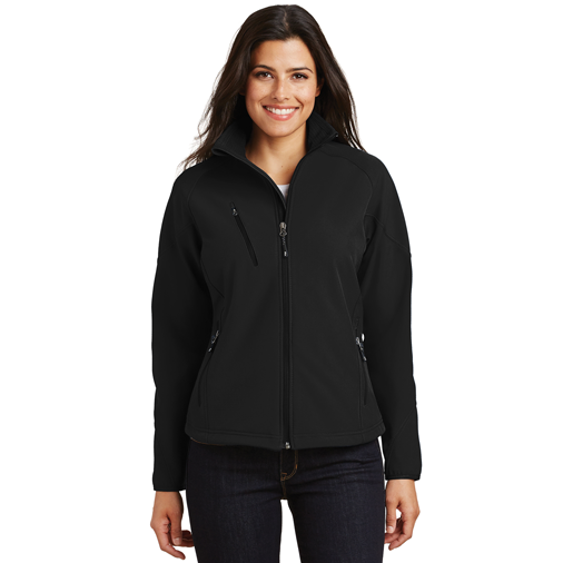 L705 Port Authority® Ladies Textured Soft Shell Jacket