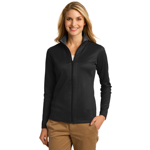 L805 Port Authority® Ladies Vertical Texture Full-Zip Jacket