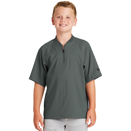 New Era NEA600 - Cage Short Sleeve 1/4-Zip Jacket