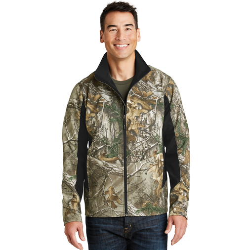 J318C Port Authority® Camouflage Colorblock Soft Shell