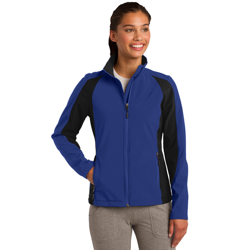 LST970 Sport-Tek® Ladies Colorblock Soft Shell Jacket