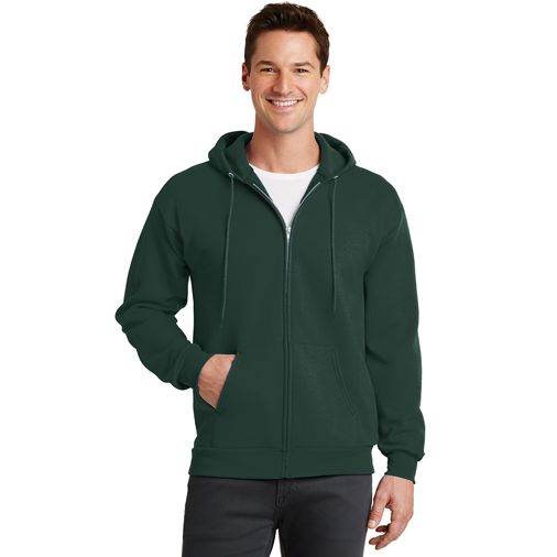PC78ZH Port & Company® - Core Fleece Full-Zip Hooded Sweatshirt
