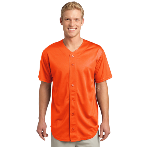 Sport-Tek PosiCharge Tough Mesh Full-Button Jersey, Product