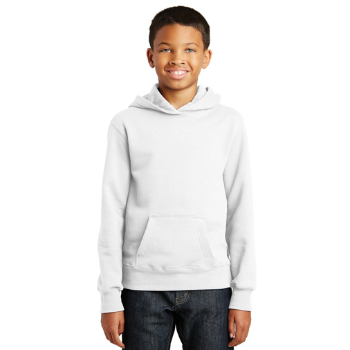 PC850YH Port & Company® Youth Fan Favorite™ Fleece Pullover Hooded Sweatshirt