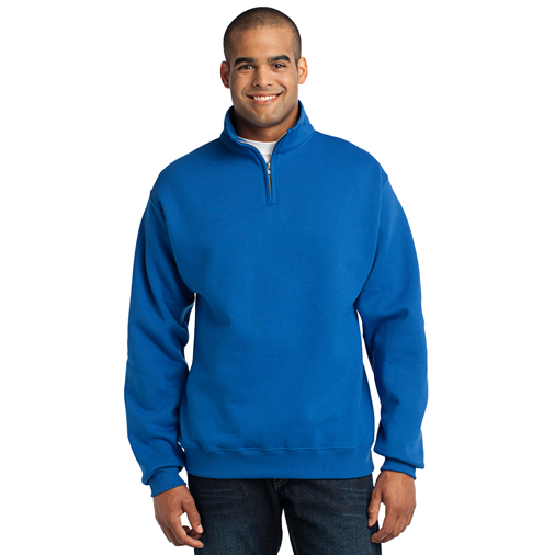 995M JERZEES® - NuBlend® 1/4-Zip Cadet Collar Sweatshirt