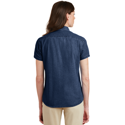 LSP11 Port & Company® - Ladies Short Sleeve Value Denim Shirt