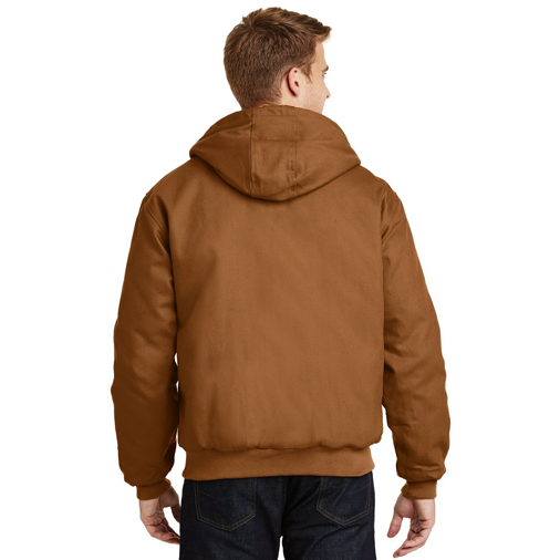 J763H CornerStone® - Duck Cloth Hooded Work Jacket