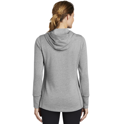 LST296 Sport-Tek ® Ladies PosiCharge ® Tri-Blend Wicking Fleece Hooded Pullover
