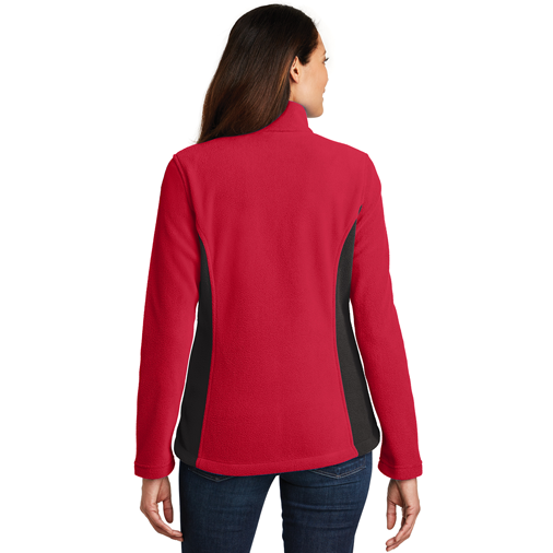 L216 Port Authority® Ladies Colorblock Value Fleece Jacket