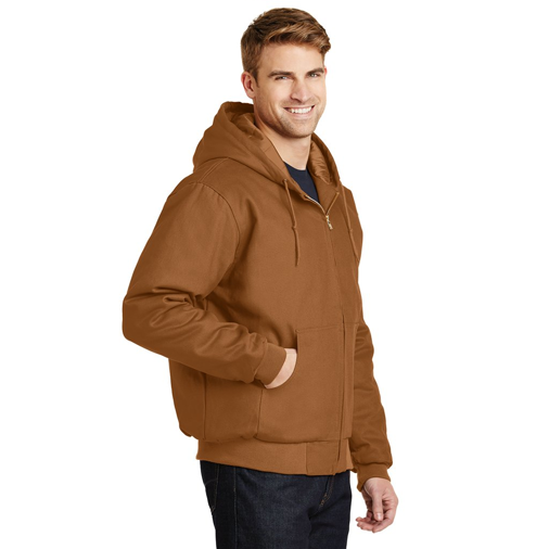 J763H CornerStone® - Duck Cloth Hooded Work Jacket