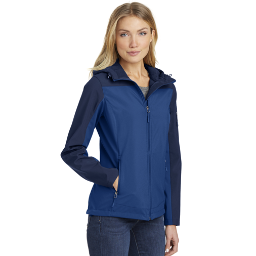 L335 Port Authority® Ladies Hooded Core Soft Shell Jacket