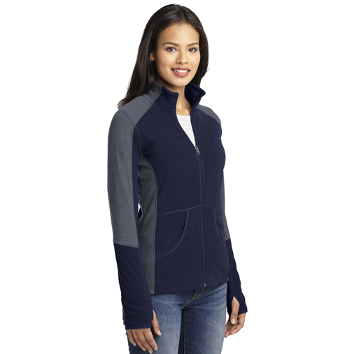 L230 Port Authority® Ladies Colorblock Microfleece Jacket