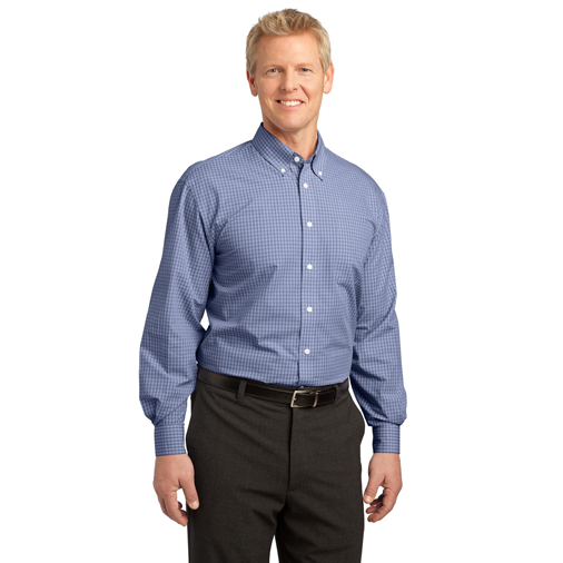 S639 Port Authority® Plaid Pattern Easy Care Shirt