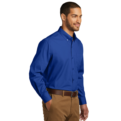 TW100 Port Authority® Tall Long Sleeve Carefree Poplin Shirt