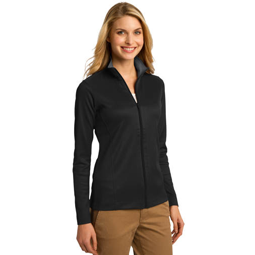 L805 Port Authority® Ladies Vertical Texture Full-Zip Jacket