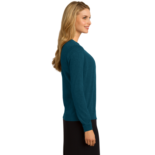 LSW287 Port Authority® Ladies Cardigan Sweater