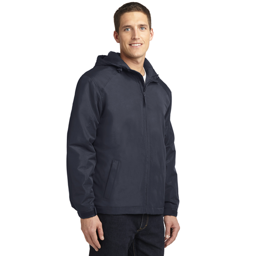 J327 Port Authority® Hooded Charger Jacket