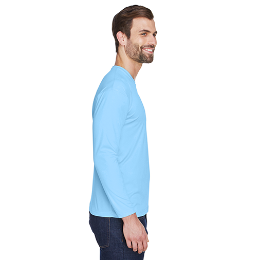 8422 Prime UltraClub Adult Cool & Dry Sport Long-Sleeve Performance Interlock T-Shirt