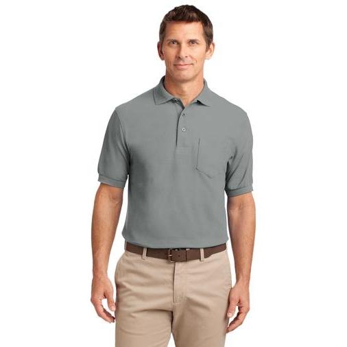 K500P Port Authority® Silk Touch™ Polo with Pocket