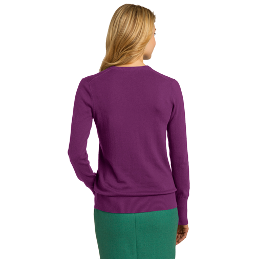 LSW285 Port Authority® Ladies V-Neck Sweater