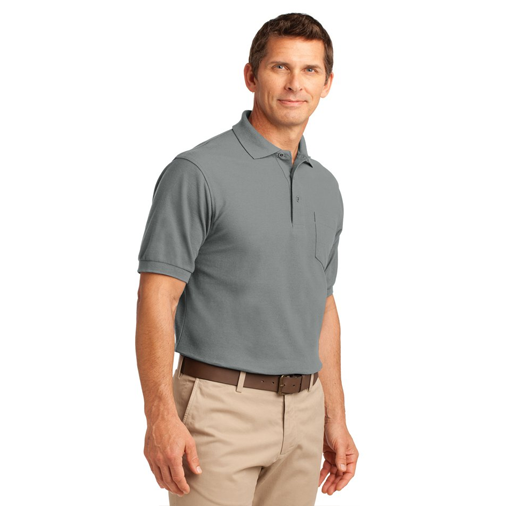 K500P Port Authority® Silk Touch™ Polo with Pocket