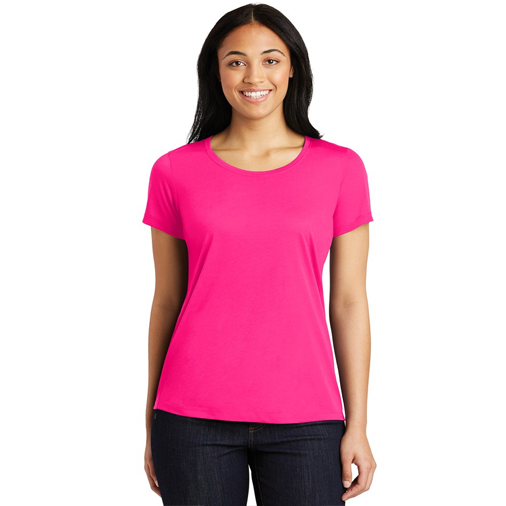 LST450 Sport-Tek® Ladies PosiCharge® Competitor™ Cotton Touch™ Scoop Neck Tee