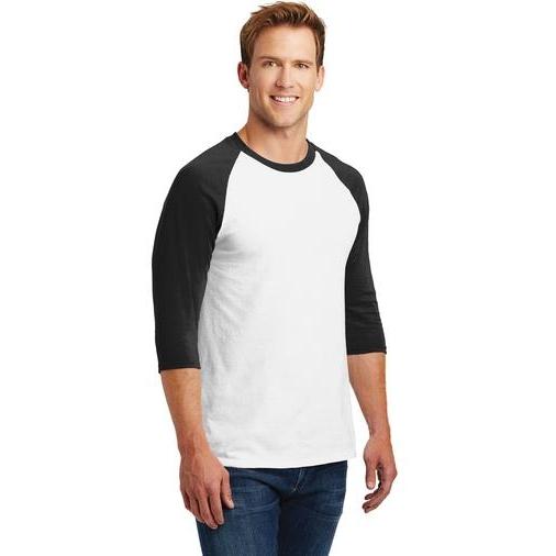 5700 Gildan® Heavy Cotton™ 3/4-Sleeve Raglan T-Shirt