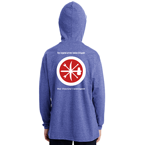 Choctaw Indian Guides Youth Long Sleeve Hodded (3959745708074)