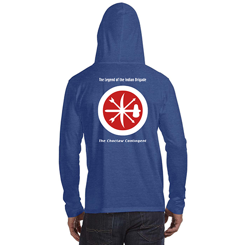 Choctaw Indian Guides Adult Long Sleeve Hooded (3959744364586)