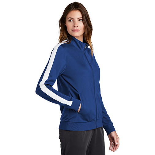 LST94 Sport-Tek ® Ladies Tricot Track Jacket