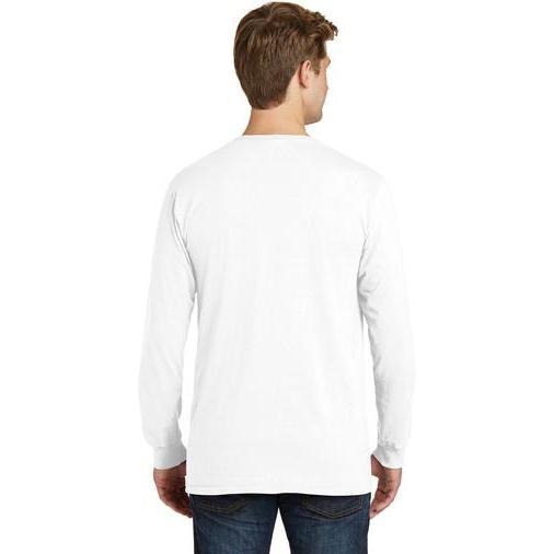 PC61LSPT Port & Company® Tall Long Sleeve Essential Pocket Tee