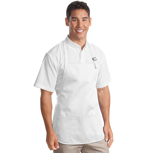 A510 Port Authority® Medium-Length Apron with Pouch Pockets